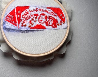 Obsession One Wish Willow Embroidery with Hoop