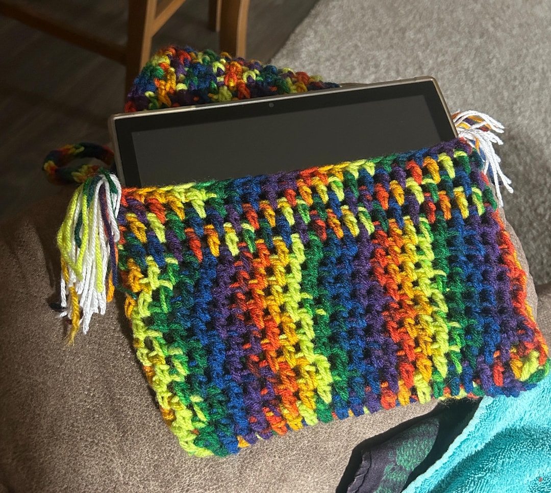 Tablet Handmade Handmade by Me Crocheted Tablet Pouch - Etsy
