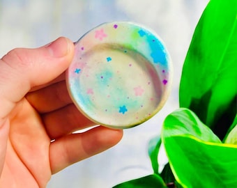 Clay Rainbow Worry Stone