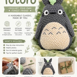 Crochet Totoro Pattern