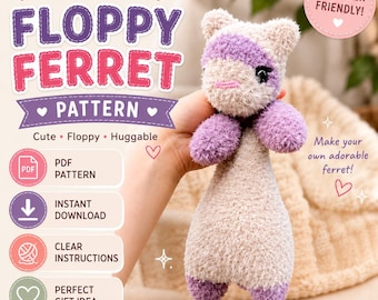 Crochet Floppy Ferret Pattern