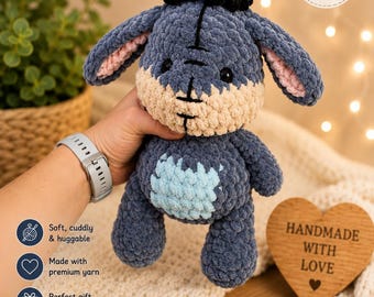 Crochet Whinnie The Pooh Characters  Plush - Handmade Soft Toy