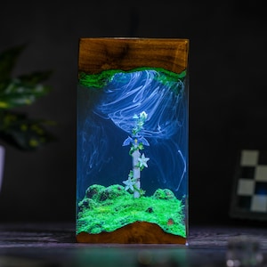 Master zwaard harslamp, Li.nk Zel.da harslamp, Link Ze.ld.a hars tafellamp, gepersonaliseerde geschenken, gamingdecor, aangepaste geschenken