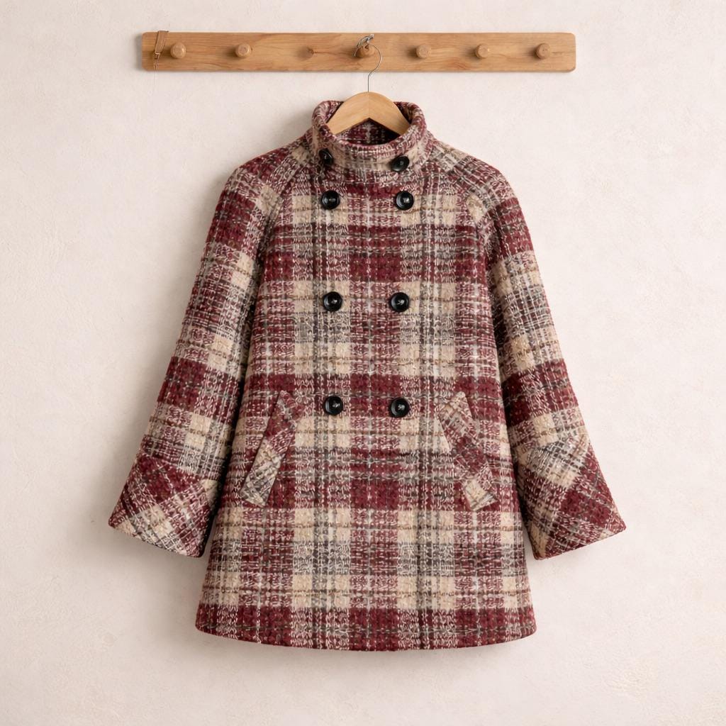 Vintage Burberry Coat Tweed - Etsy Canada