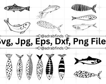 Sardines Fish Clipart, Sardine SVG, Sardine Fish SVG, Can of Sardine Fish, Sardines Png, Sardines Clipart, Tinned Fish PNG, Sardines Svg