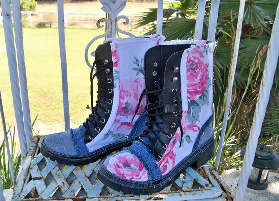 pink festival boots