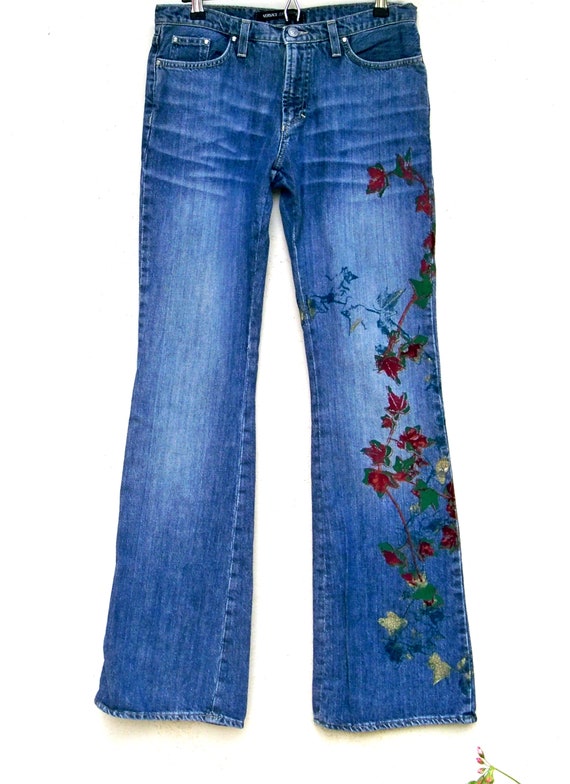 Vintage Versace Couture Jeans Made in Italy Size 30 US 8 to - Etsy