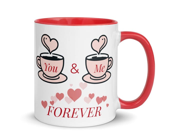 Featured listing image: You & Me Forever Coffee Mug | Romantic Anniversary Gift