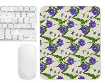 Botanical Floral Mouse Pad – Soft Grip Desk Mat for Everyday Workspace | ClovArc Studio