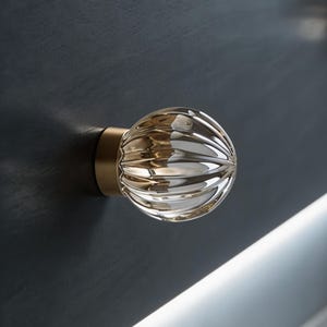 Hot Air Balloon Crystal Wardrobe Knob, Cream Style Drawer Pull