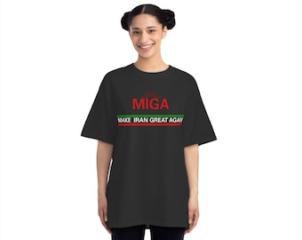 MIGA Oversized Tee | Persian Pride Relaxed Fit T-Shirt