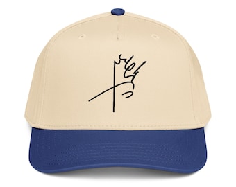 Embroidery Autograph Persian Cap | Two Color hat