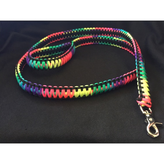 Tie dye rope dog leash cheap