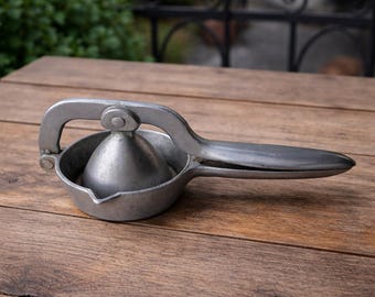 Presse-citron en métal vintage, presse-agrumes manuel, outil de cuisine rétro, décoration rustique