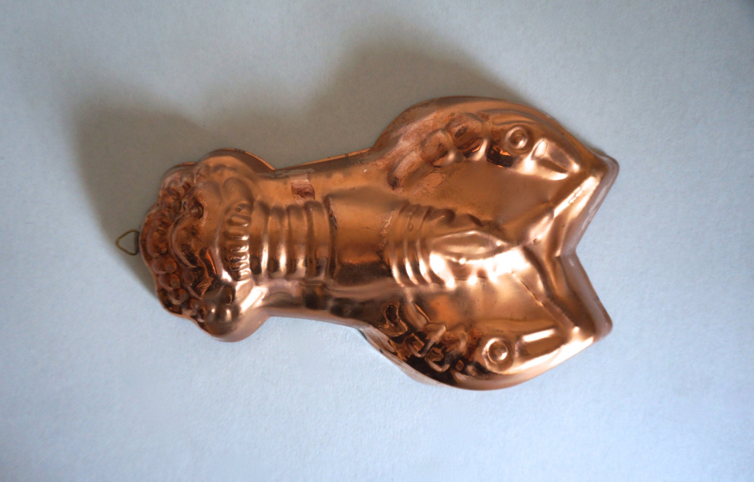 Heavy Duty Copper Kitchen Lobster Mold Vintage Gourmet Kitchen