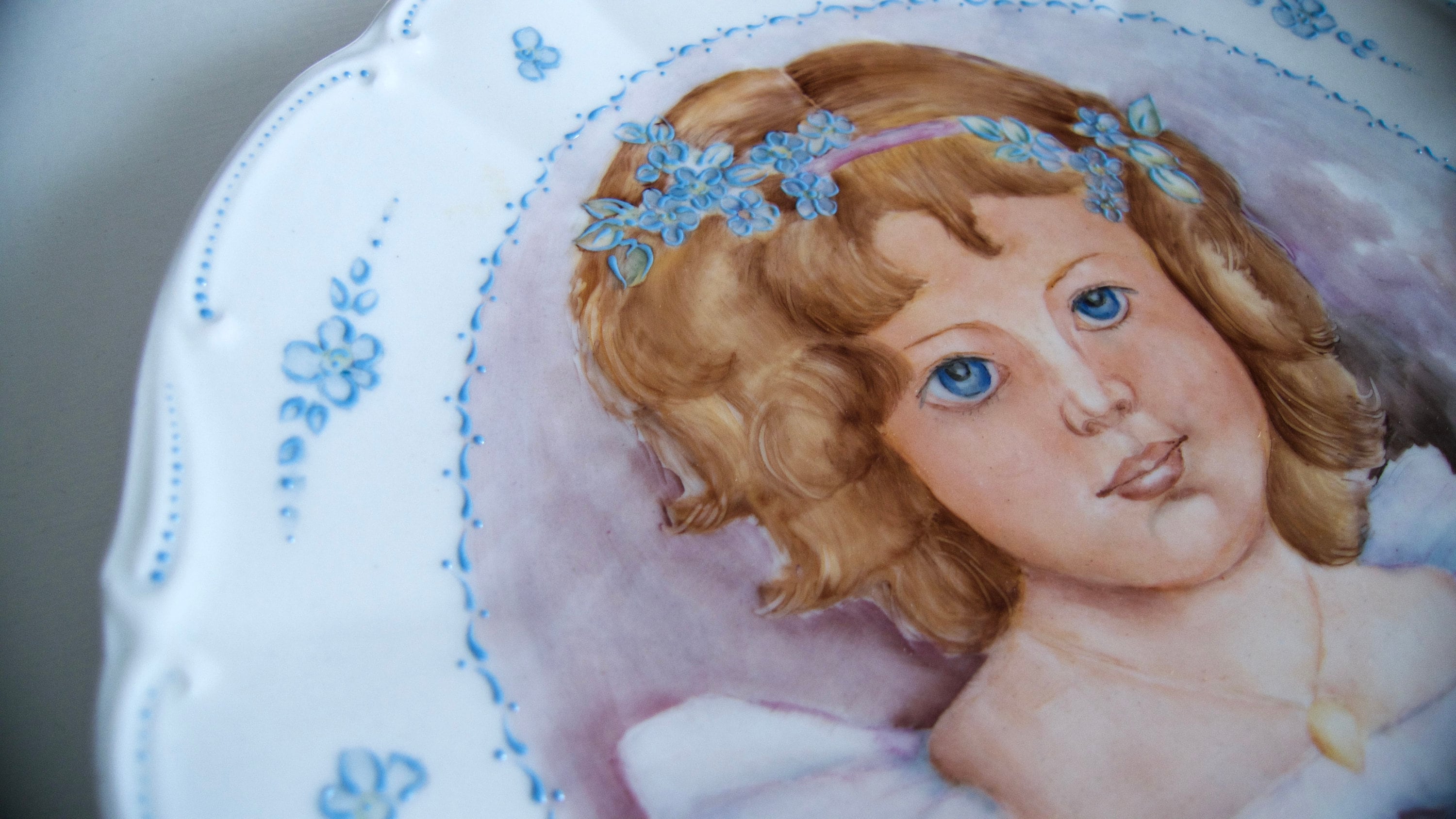 Hand Painted Vintage Bareuther Waldsassen Bavaria Germany 10