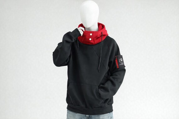 Unisex Anime Hoodie Jujutsu Kaisen Itadori Yuji Cosplay Costume, Casual Pullover Jacket for Adults