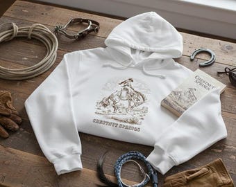 Chestnut Springs Cowboy Hoodie, Elsie Silver Bookish Sweatshirt, Eaton Ranch Bronco Graphic