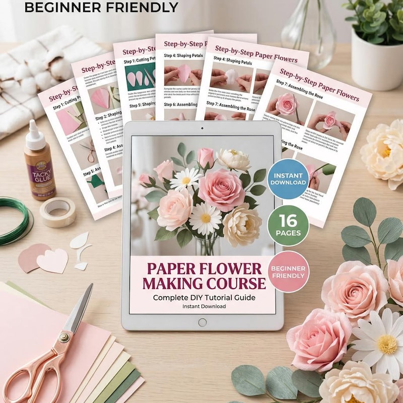Paper Flower Bouquet - Etsy