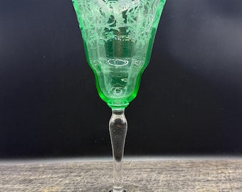 Cambridge Glass Company water goblet