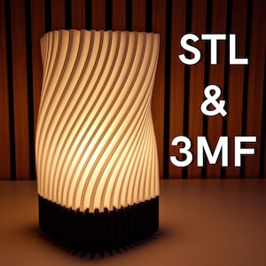Lámpara VORTEX – Archivo de impresión 3D