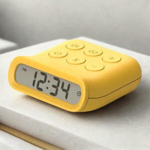 Simple Mini Alarm Clock | Portable Cooking Timer for Kitchen & Desk