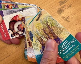 Earth Connections - Mini-deck on Keyring