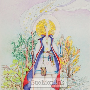 Five Elements-A7 greeting card