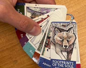 Footprints of the Soul - Mini-deck on Keyring