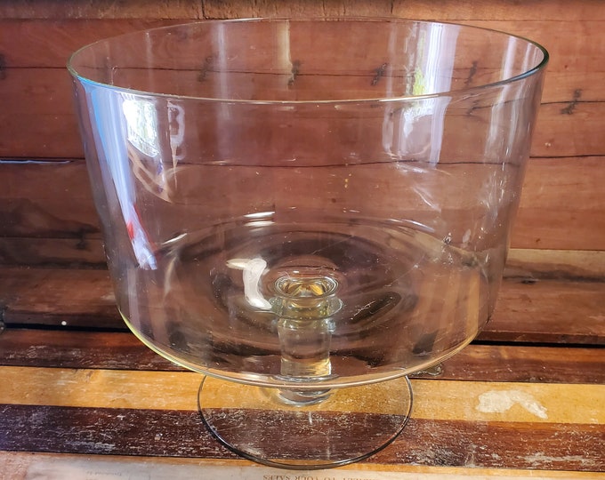 Punch Bowl Set Crystal Glass Heritage Collection Princess House Vintage