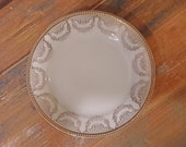 China Plate Gold Scroll Swag Filigree Floral Carl Schlegelmilch CS Prussia Antique