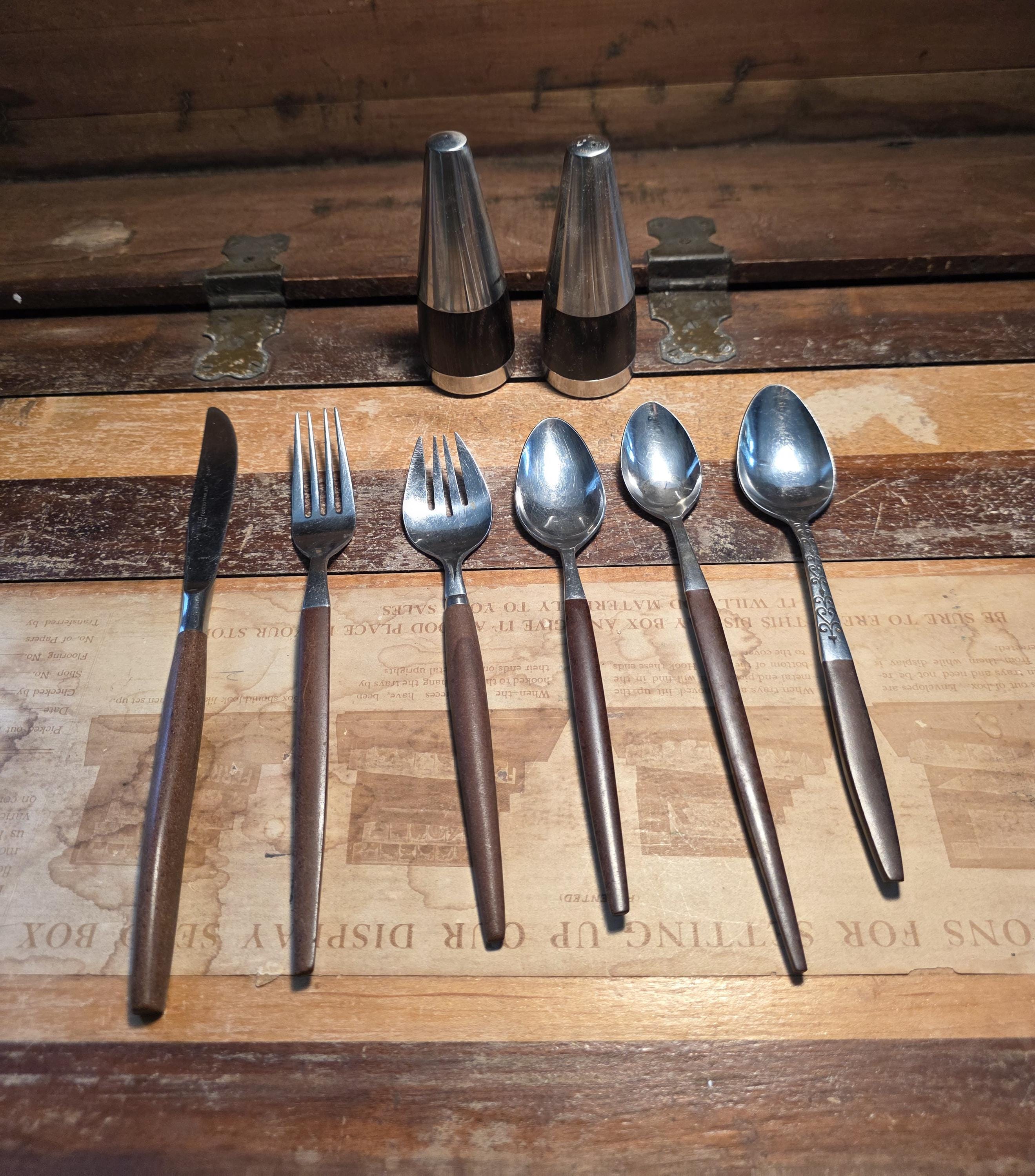 【ヴィンテージ】American Tempo ステンレススプーン American Tempo Flatware - Etsy
