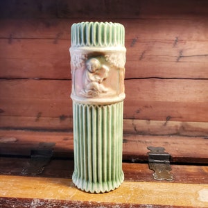Roseville Pottery Donatello Vase Antique