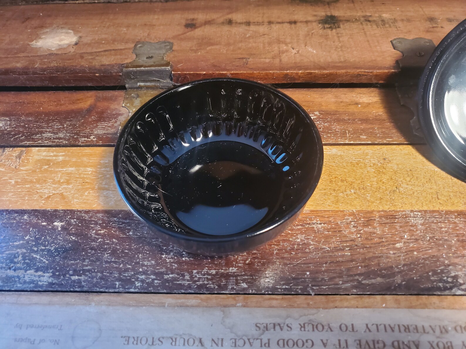 Ebony Black Candy Dish Lid LE Smith Glass Company Vintage Etsy