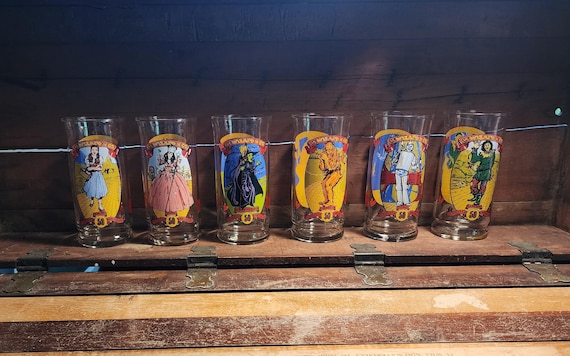 Wizard of Oz 50th Anniversary Tumbler Glass Coca-cola Vintage - Etsy