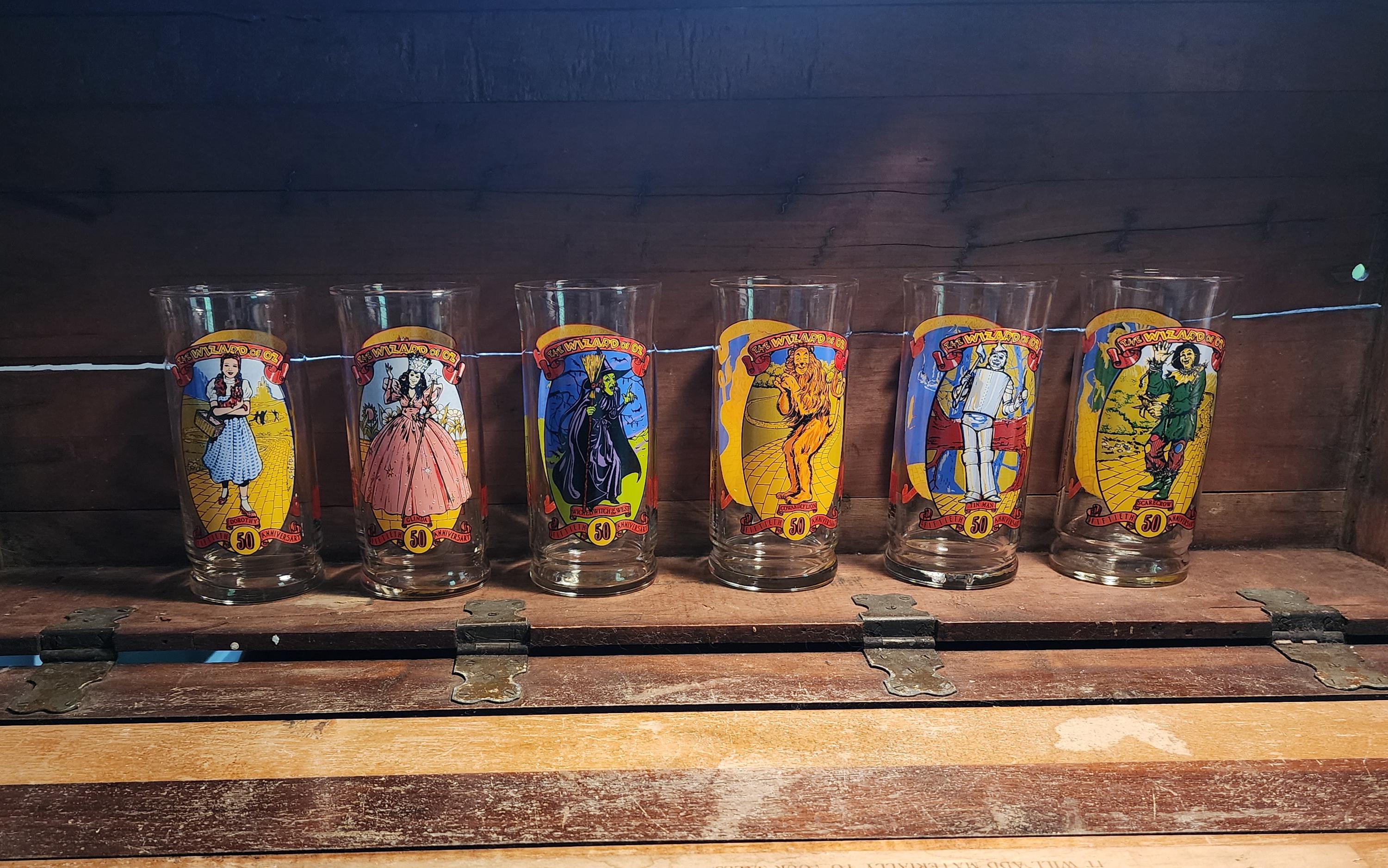 Wizard of Oz 50th Anniversary Tumbler Glass Coca-cola Vintage - Etsy
