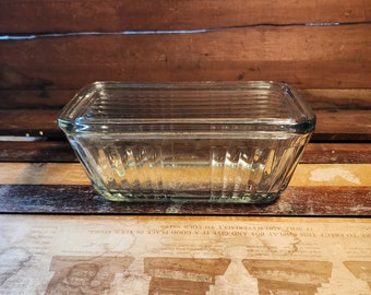 Rectangle Refrigerator Dish Bottom Replacement Jeannette Glass Vintage