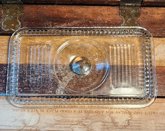 Rectangle Refrigerator Dish Lid Replacement Federal Glass Vintage