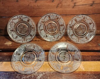 Saucers Heritage Federal Glass Company Vintage