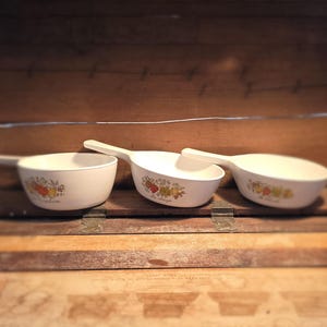 Spice of Life La Sauge La Marjolaine Le Persil Sauce Pan Corning Ware Vintage