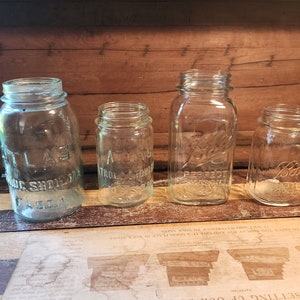 Quart Mason Perfect Atlas Strong Shoulder Canning Jar Vintage