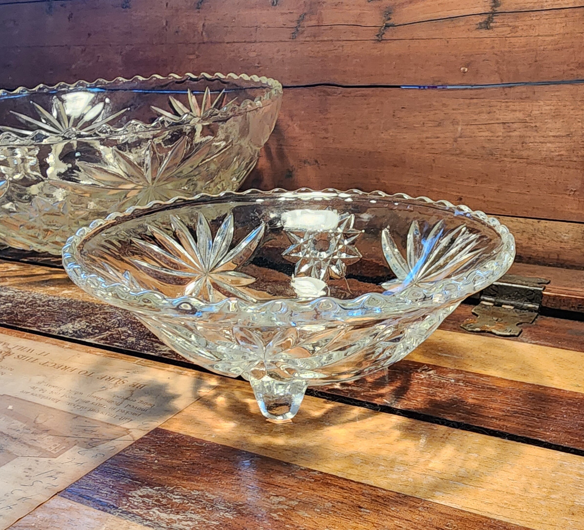 Bowl Variety Prescut Star of David Anchor Hocking Glass Vintage - Etsy