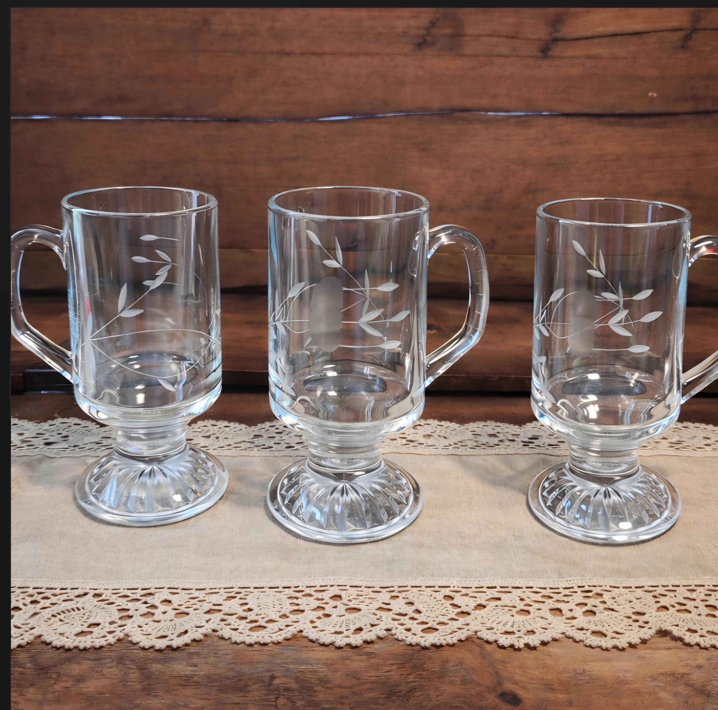 Princess House Heritage Footed Irish Coffee Mug Vintage - Etsy