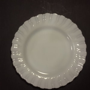 Dinner, Salad, Saucer Plate Opal White Corning Princess Vintage