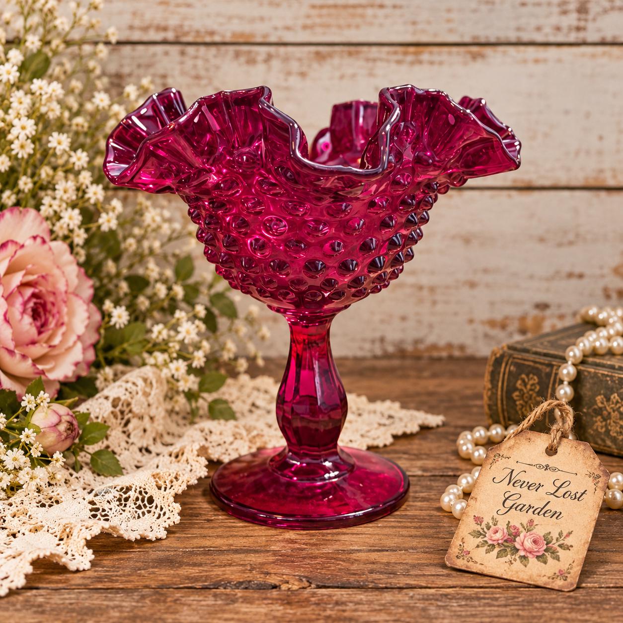 Fenton Red Crest - Etsy