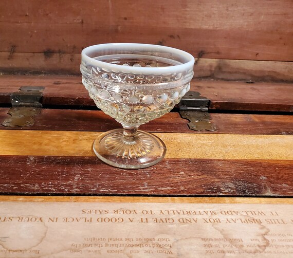 Anchor Hocking Moonstone Hobnail Opalescent Sherbet Vintage - Etsy