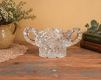Sugar Bowl EAPG 526 Nucut Imperial Glass Antique