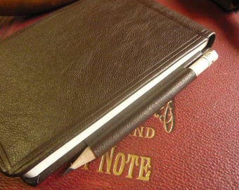 Funda de piel para libreta Moleskine Reporter