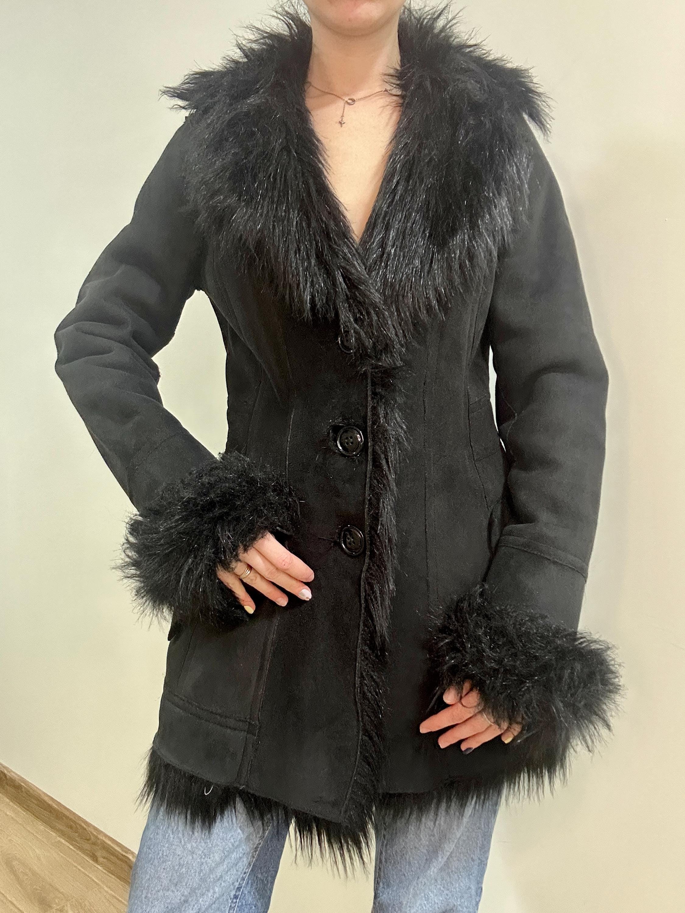 Y2k Fur Coat - Etsy