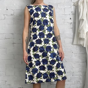 princess polly baby blue dress White & Blue Floral Dresses